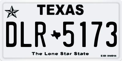 TX license plate DLR5173