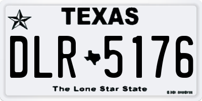 TX license plate DLR5176