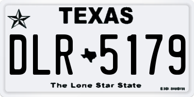 TX license plate DLR5179
