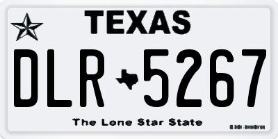 TX license plate DLR5267
