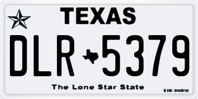 TX license plate DLR5379