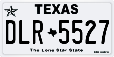 TX license plate DLR5527