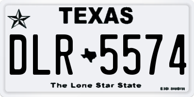 TX license plate DLR5574
