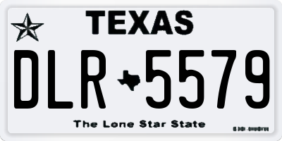 TX license plate DLR5579