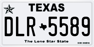 TX license plate DLR5589