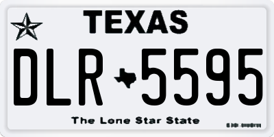 TX license plate DLR5595