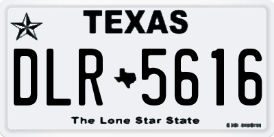TX license plate DLR5616