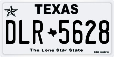 TX license plate DLR5628
