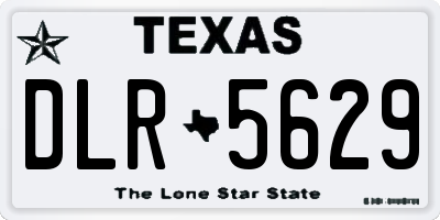 TX license plate DLR5629