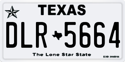 TX license plate DLR5664