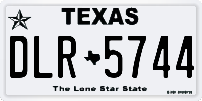 TX license plate DLR5744