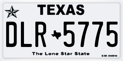 TX license plate DLR5775