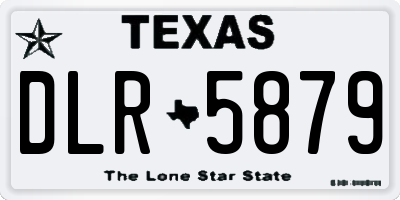 TX license plate DLR5879