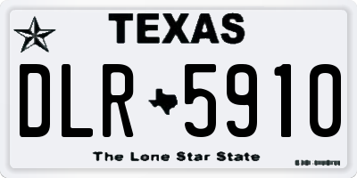 TX license plate DLR5910