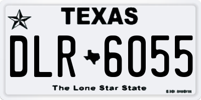 TX license plate DLR6055