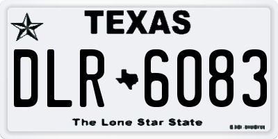 TX license plate DLR6083