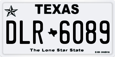 TX license plate DLR6089