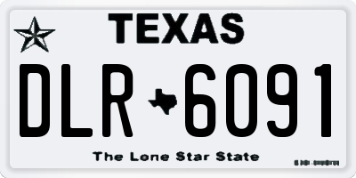 TX license plate DLR6091