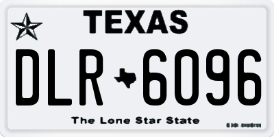 TX license plate DLR6096