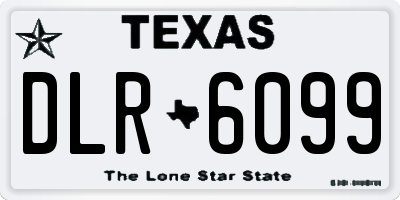 TX license plate DLR6099