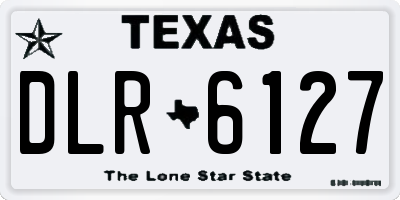 TX license plate DLR6127