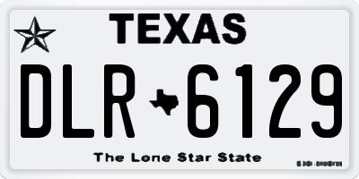 TX license plate DLR6129