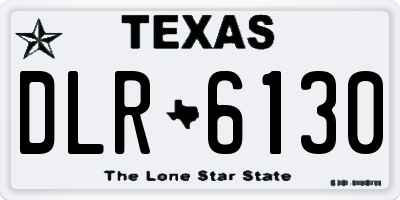 TX license plate DLR6130