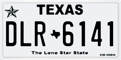 TX license plate DLR6141