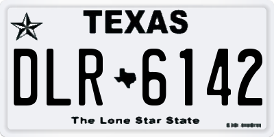 TX license plate DLR6142