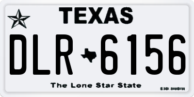 TX license plate DLR6156