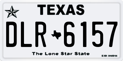 TX license plate DLR6157
