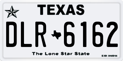 TX license plate DLR6162