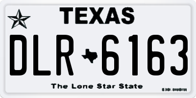 TX license plate DLR6163