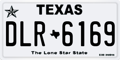 TX license plate DLR6169
