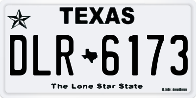 TX license plate DLR6173