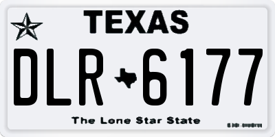 TX license plate DLR6177