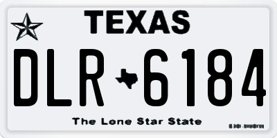 TX license plate DLR6184