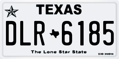 TX license plate DLR6185
