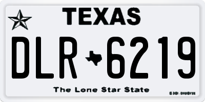 TX license plate DLR6219