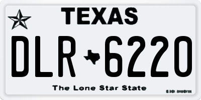 TX license plate DLR6220
