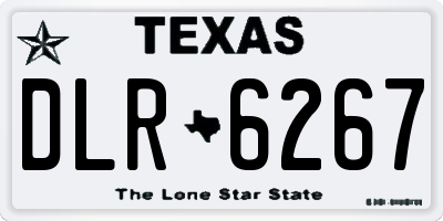 TX license plate DLR6267