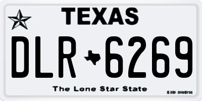 TX license plate DLR6269