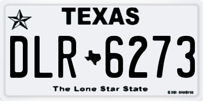 TX license plate DLR6273
