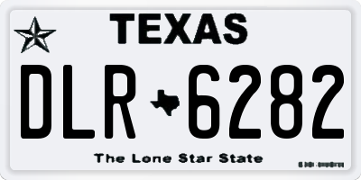 TX license plate DLR6282