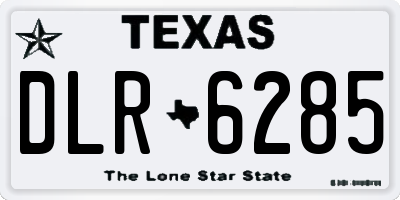 TX license plate DLR6285