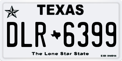 TX license plate DLR6399