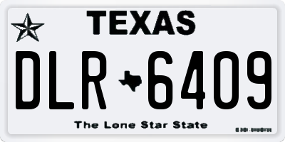 TX license plate DLR6409