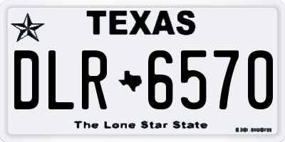 TX license plate DLR6570