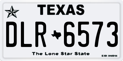 TX license plate DLR6573