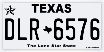 TX license plate DLR6576